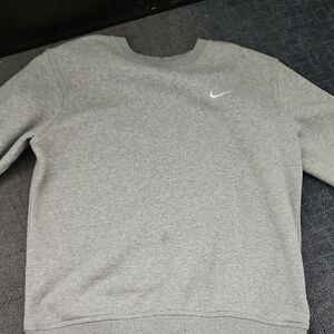Nike Light Gray Crewneck Sweater